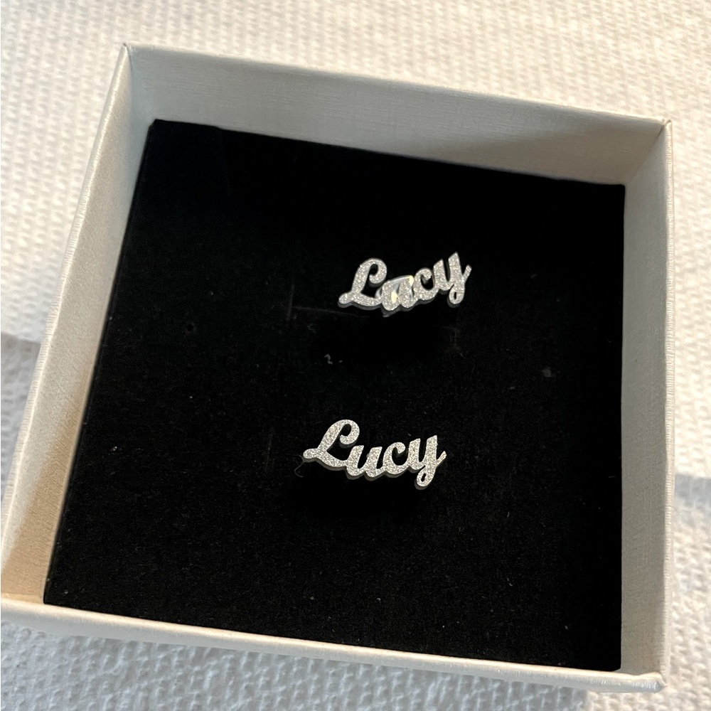 Stainless Steel Personalized Earrings NEW